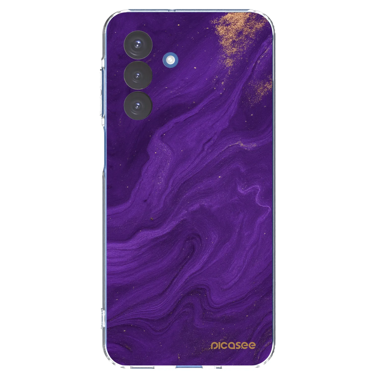 Picasee silikonski prozorni ovitek za Samsung Galaxy A17 5G - Purple