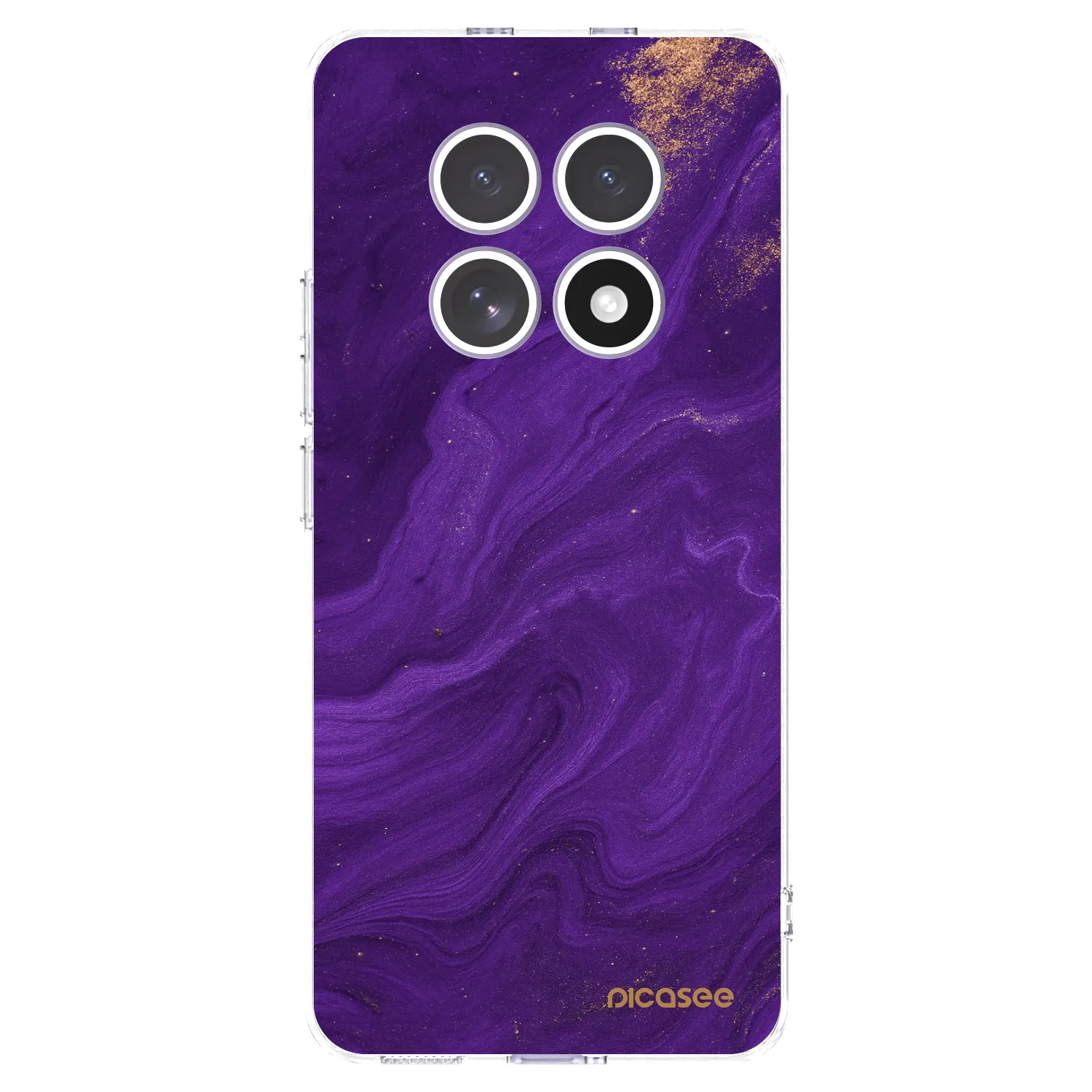 Picasee silikonski prozorni ovitek za Xiaomi Redmi Note 15 - Purple