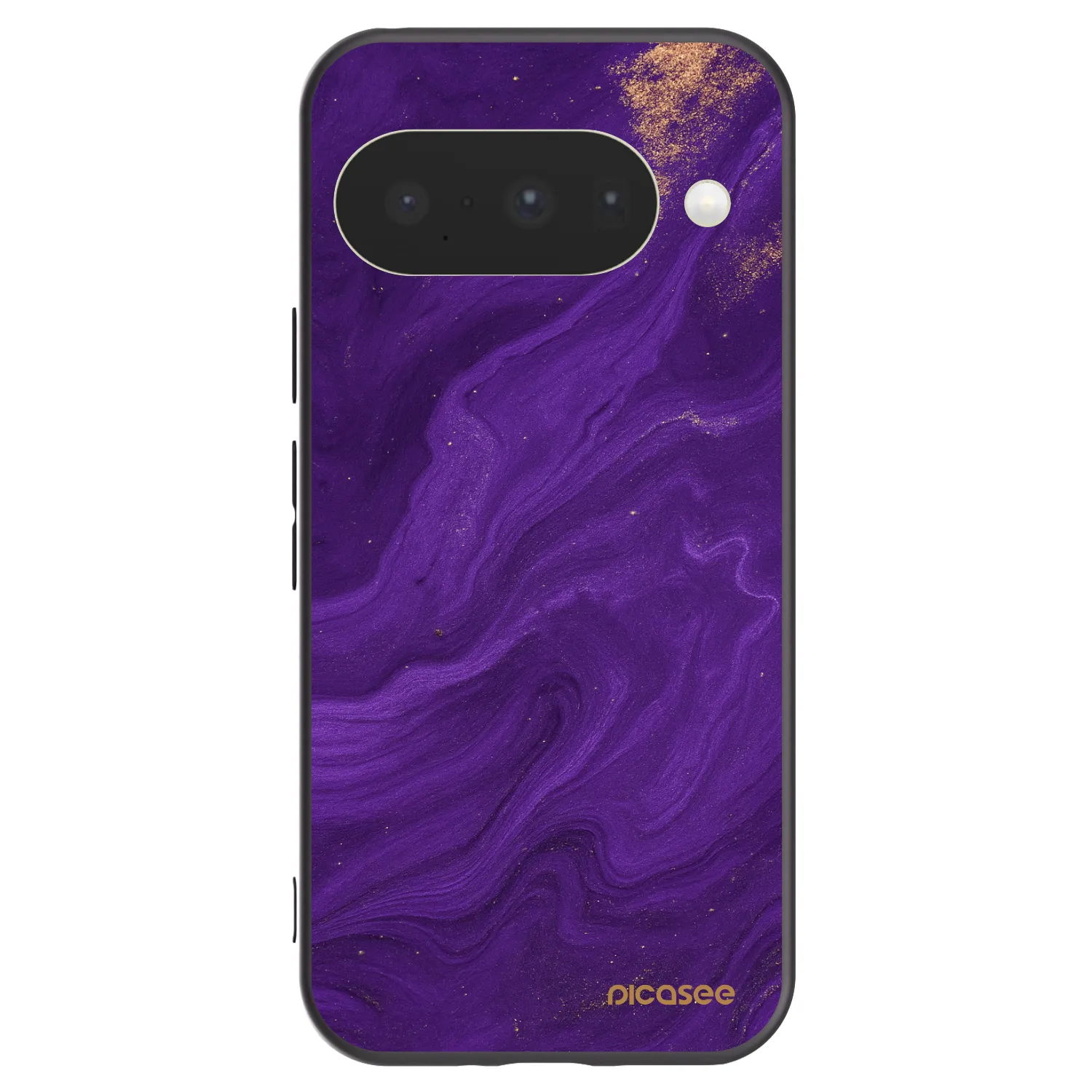 Picasee silikonski črni ovitek za Google Pixel 10 - Purple