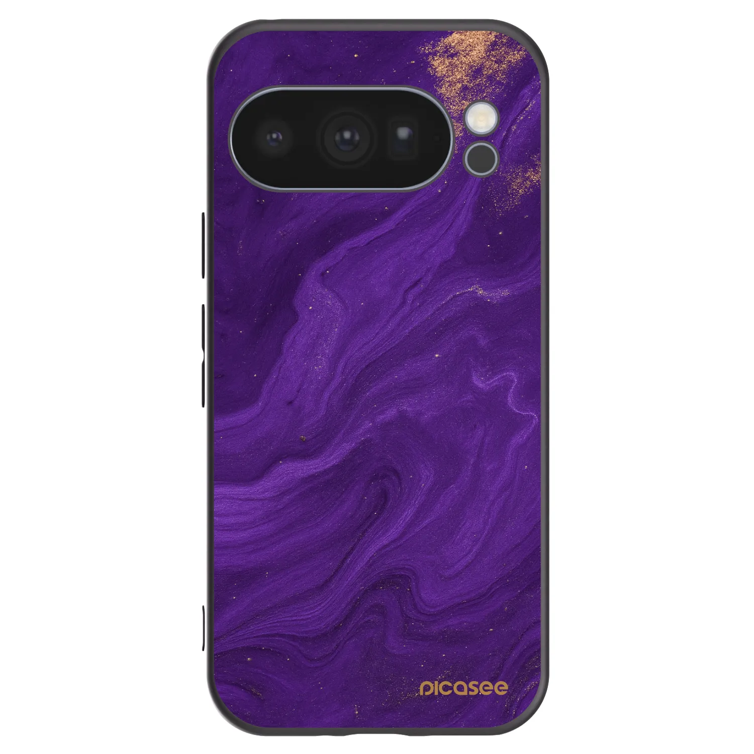 Picasee silikonski črni ovitek za Google Pixel 10 Pro - Purple