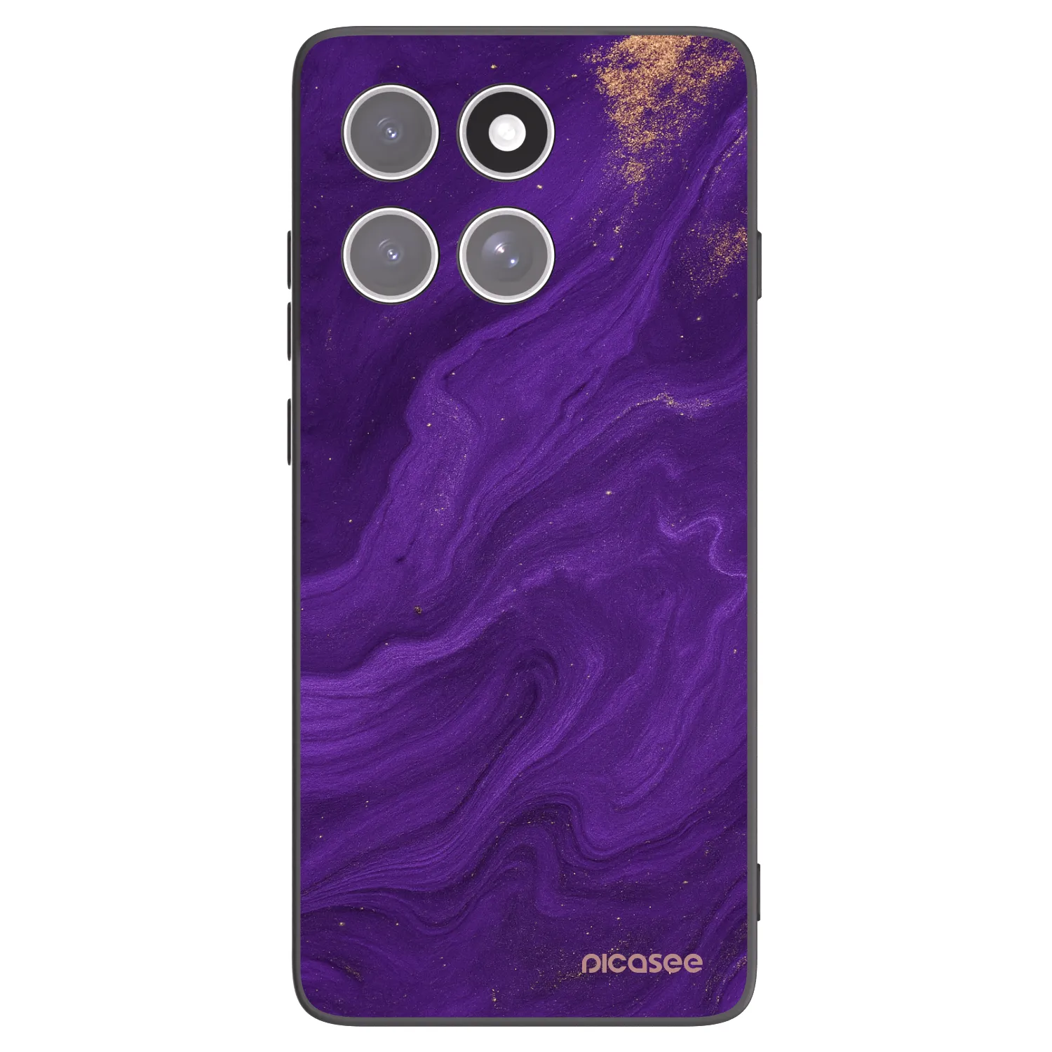 Picasee silikonski črni ovitek za Motorola Edge 60 Fusion - Purple