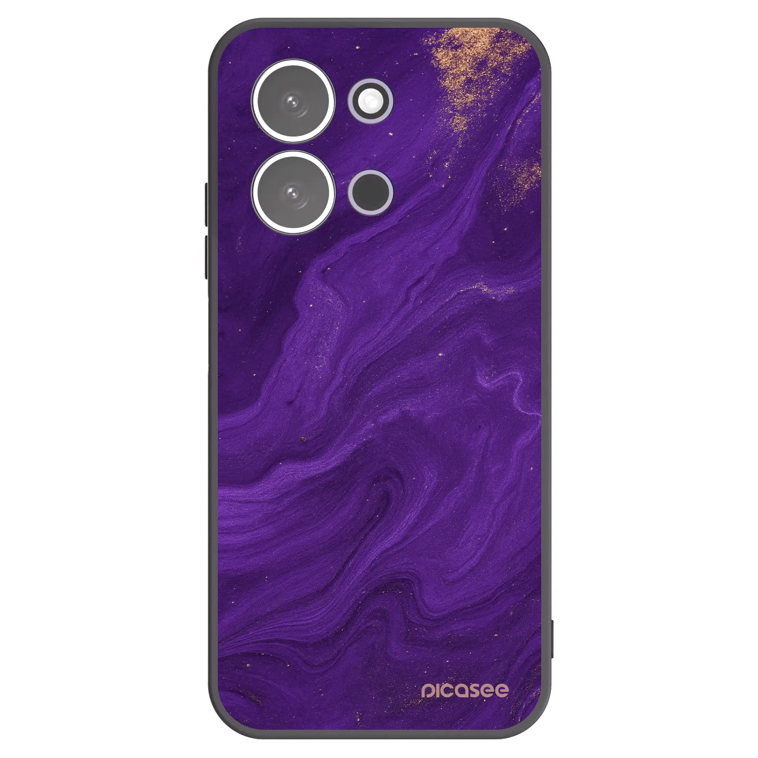 Picasee silikonski črni ovitek za Xiaomi Redmi 15C 5G - Purple