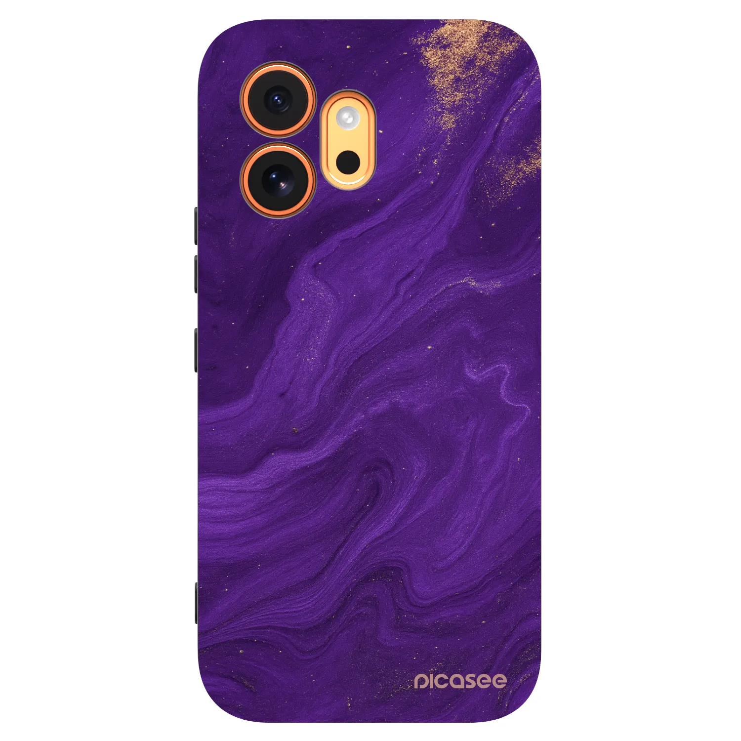 Picasee silikonski črni ovitek za Honor 600 - Purple