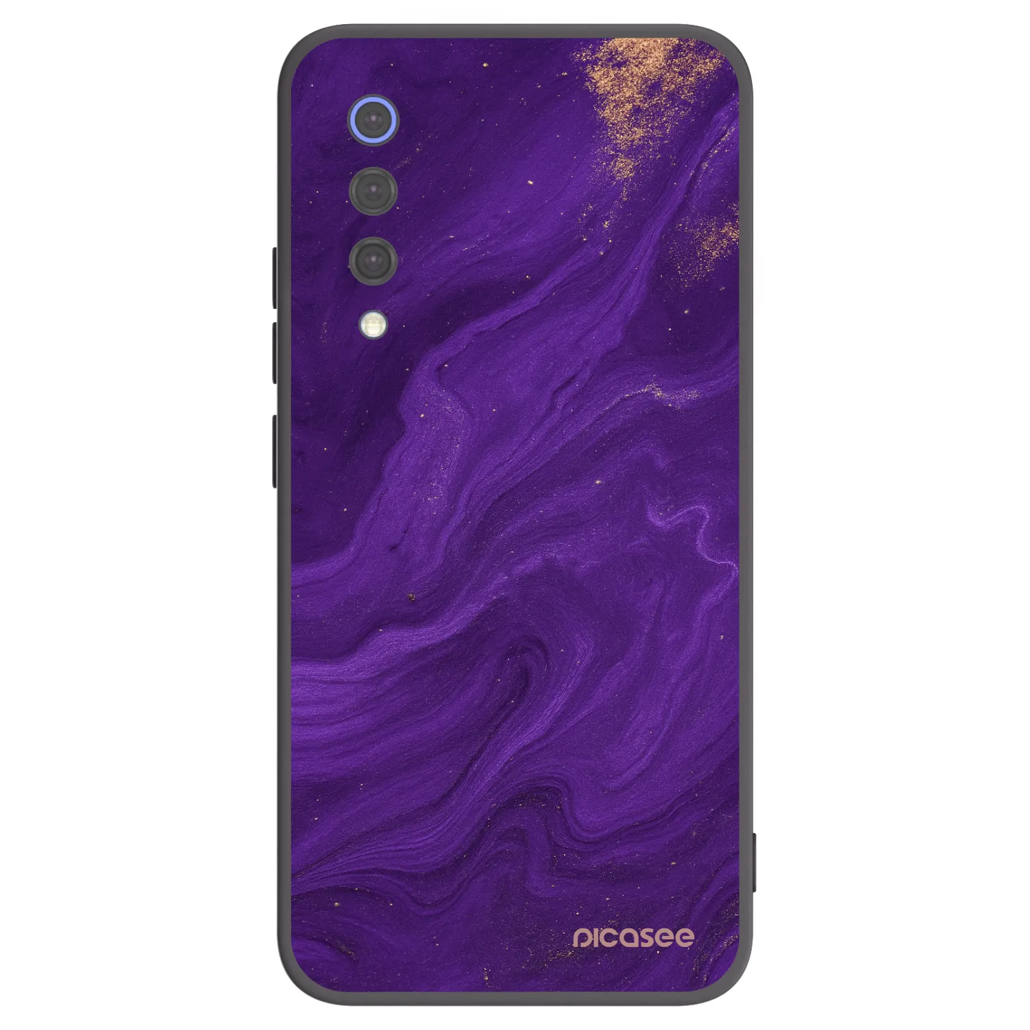 Picasee silikonski črni ovitek za Xiaomi Mi 9 SE - Purple