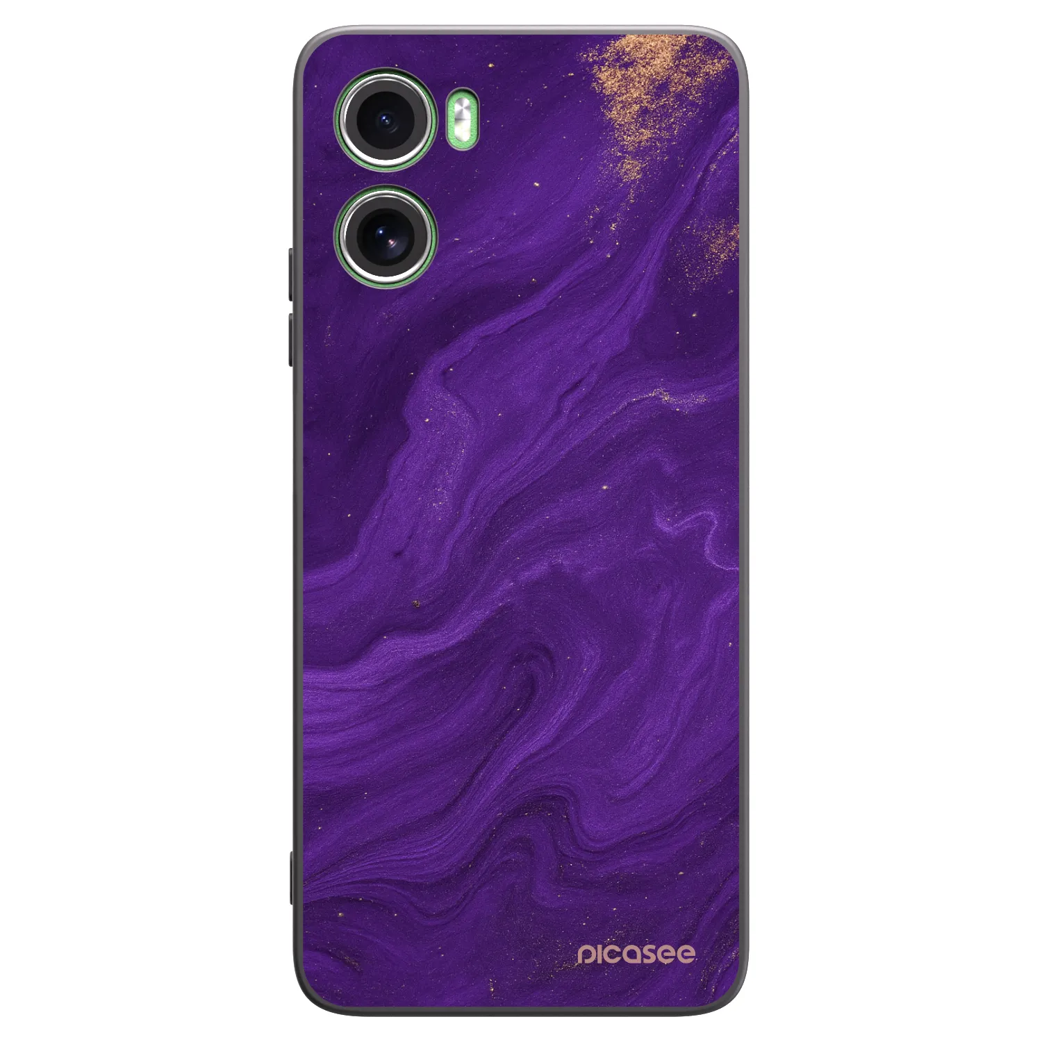 Picasee silikonski črni ovitek za Motorola Moto G06 - Purple