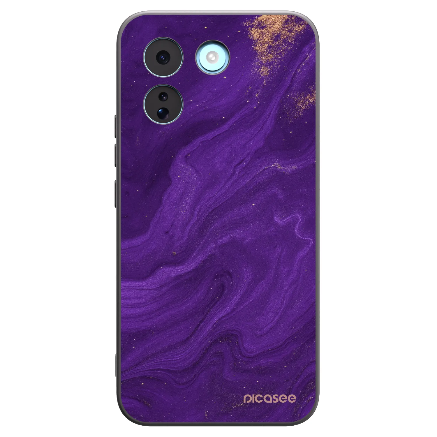Picasee silikonski črni ovitek za Xiaomi Redmi Note 17 Pro MAX 5G - Purple