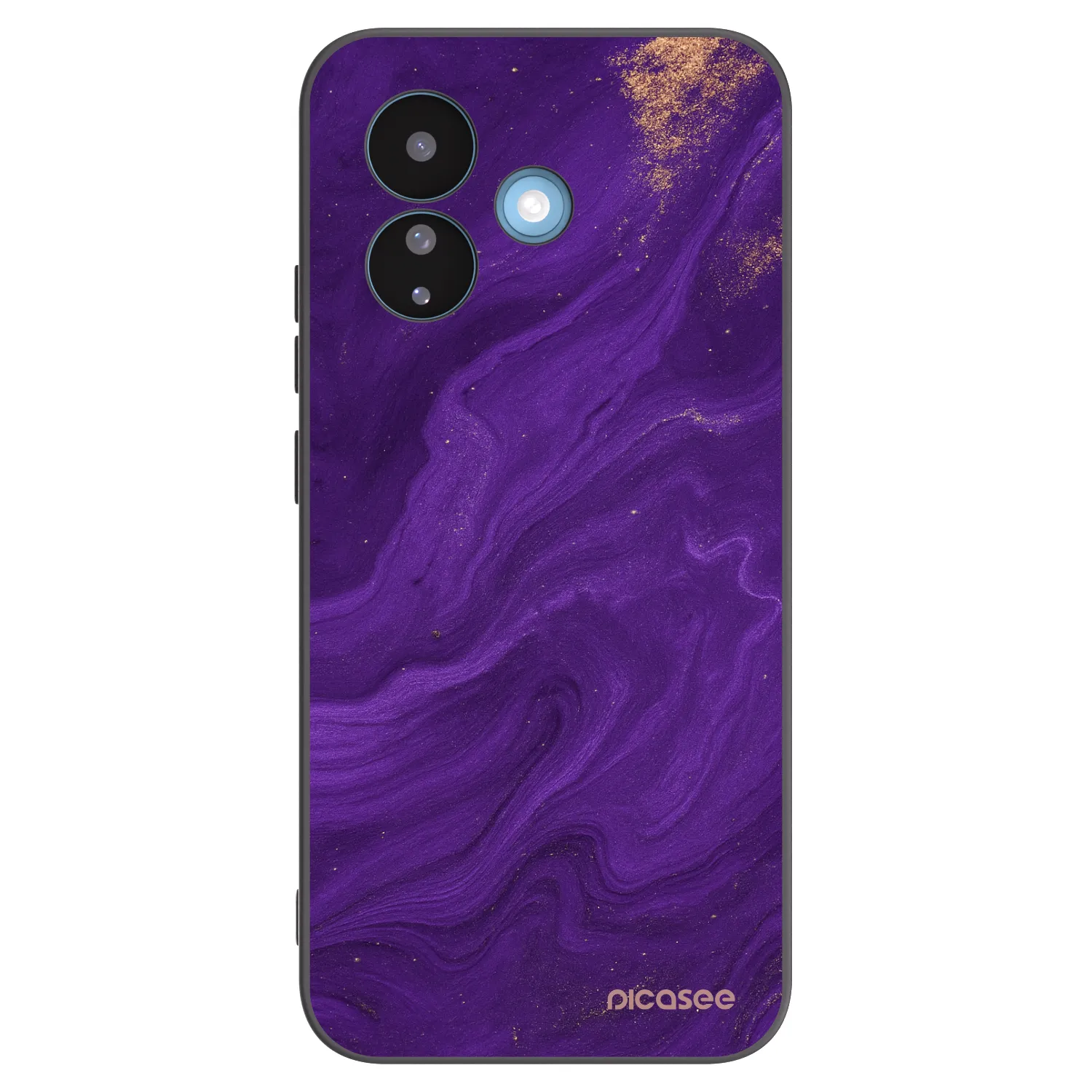 Picasee silikonski črni ovitek za Xiaomi Redmi Note 17 Pro 5G - Purple