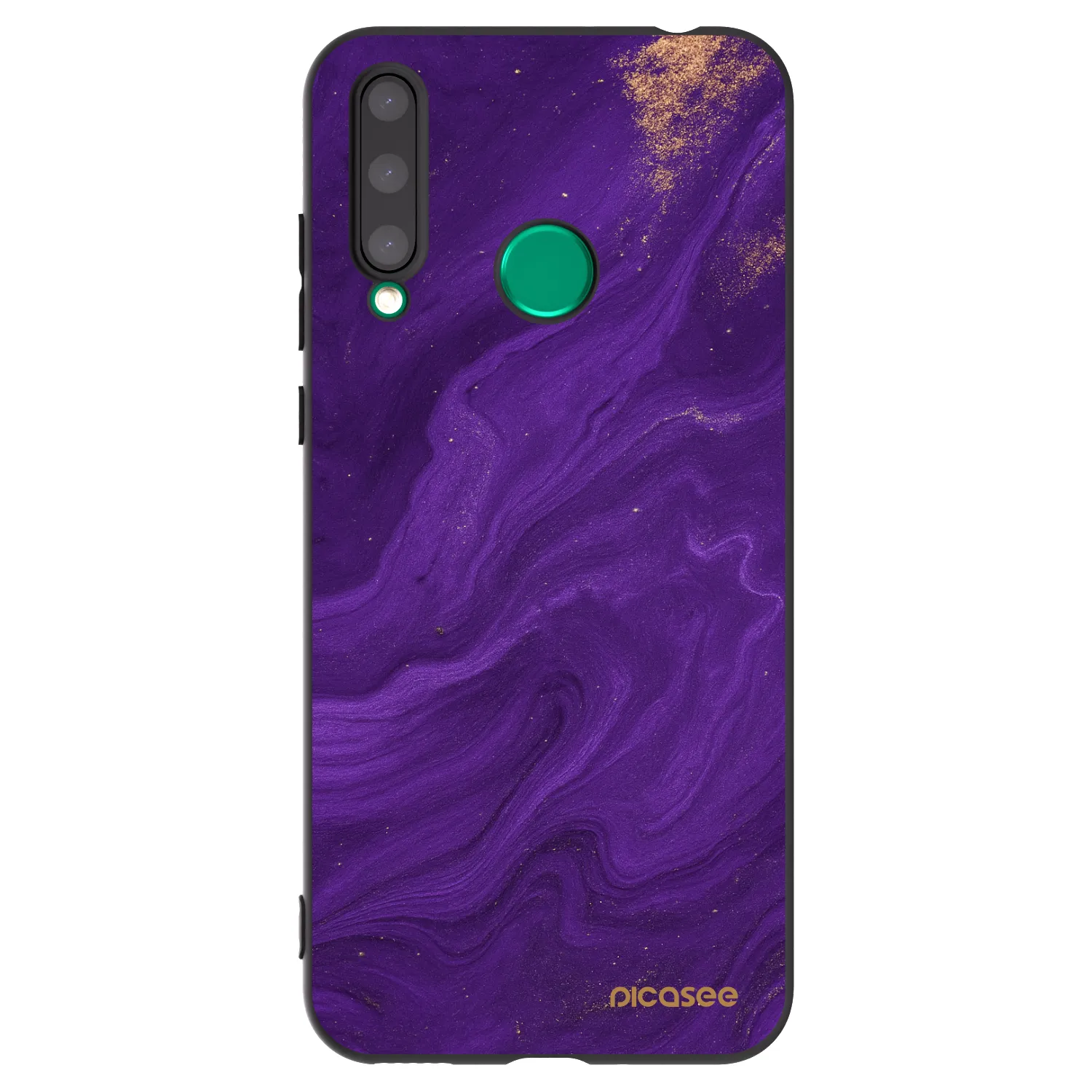 Picasee silikonski črni ovitek za Honor 20 Lite - Purple