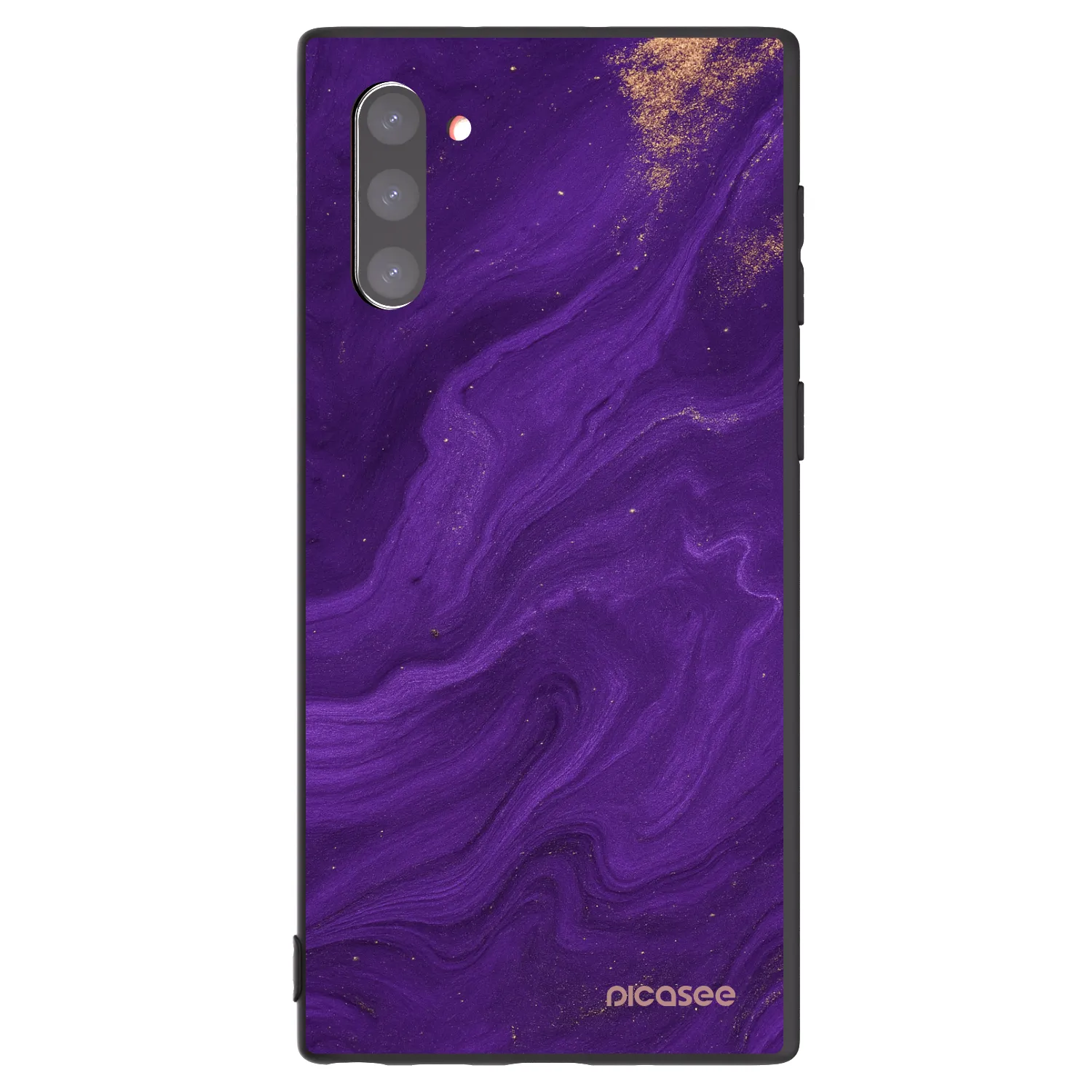 Picasee silikonski črni ovitek za Samsung Galaxy Note 10 N970F - Purple