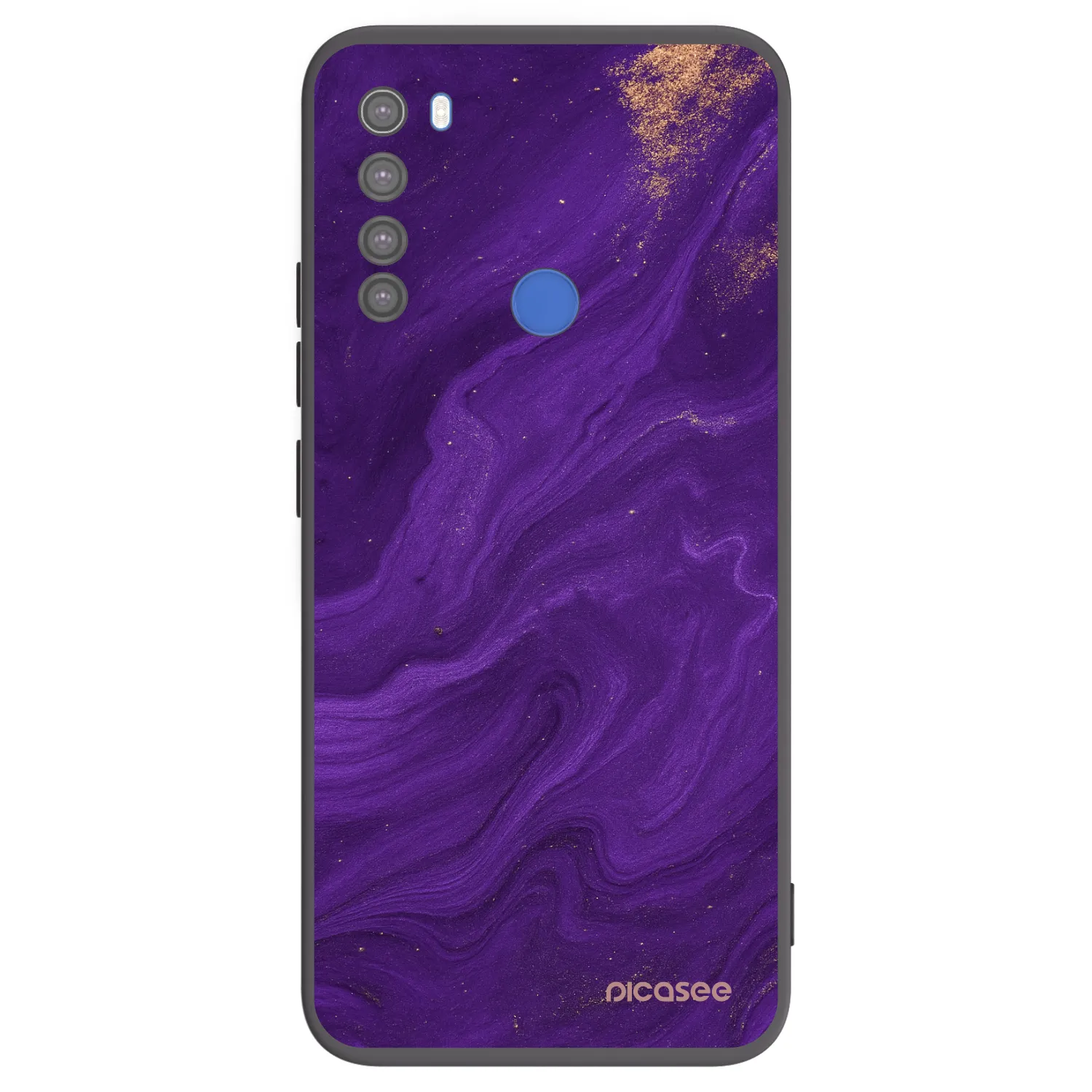 Picasee silikonski črni ovitek za Xiaomi Redmi Note 8T - Purple