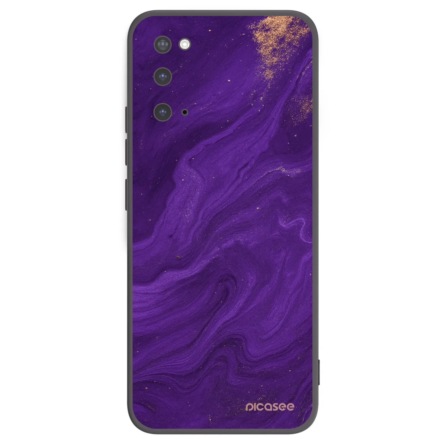 Picasee silikonski črni ovitek za Samsung Galaxy S20 G980F - Purple