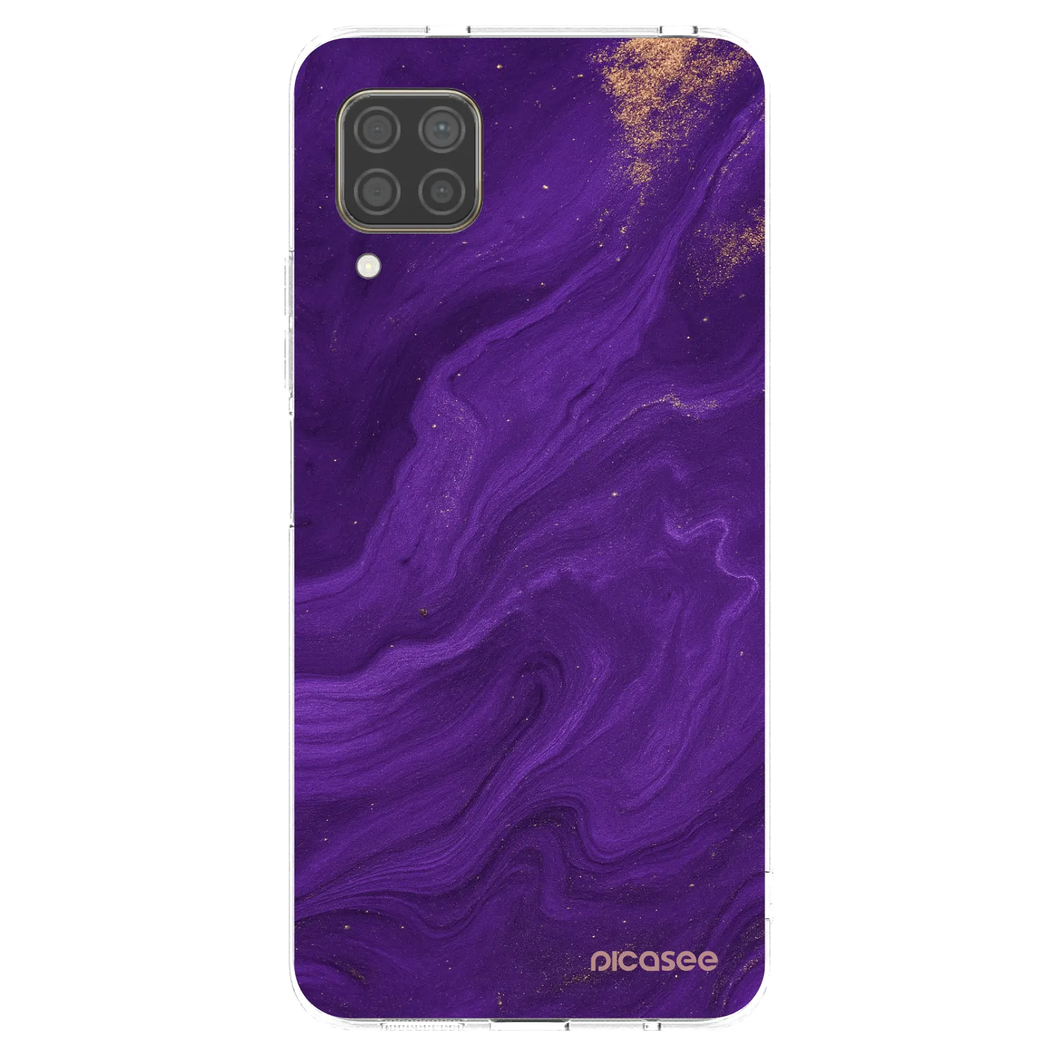 Picasee silikonski prozorni ovitek za Huawei P40 Lite - Purple