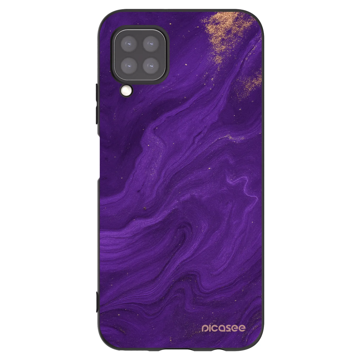 Picasee silikonski črni ovitek za Huawei P40 Lite - Purple