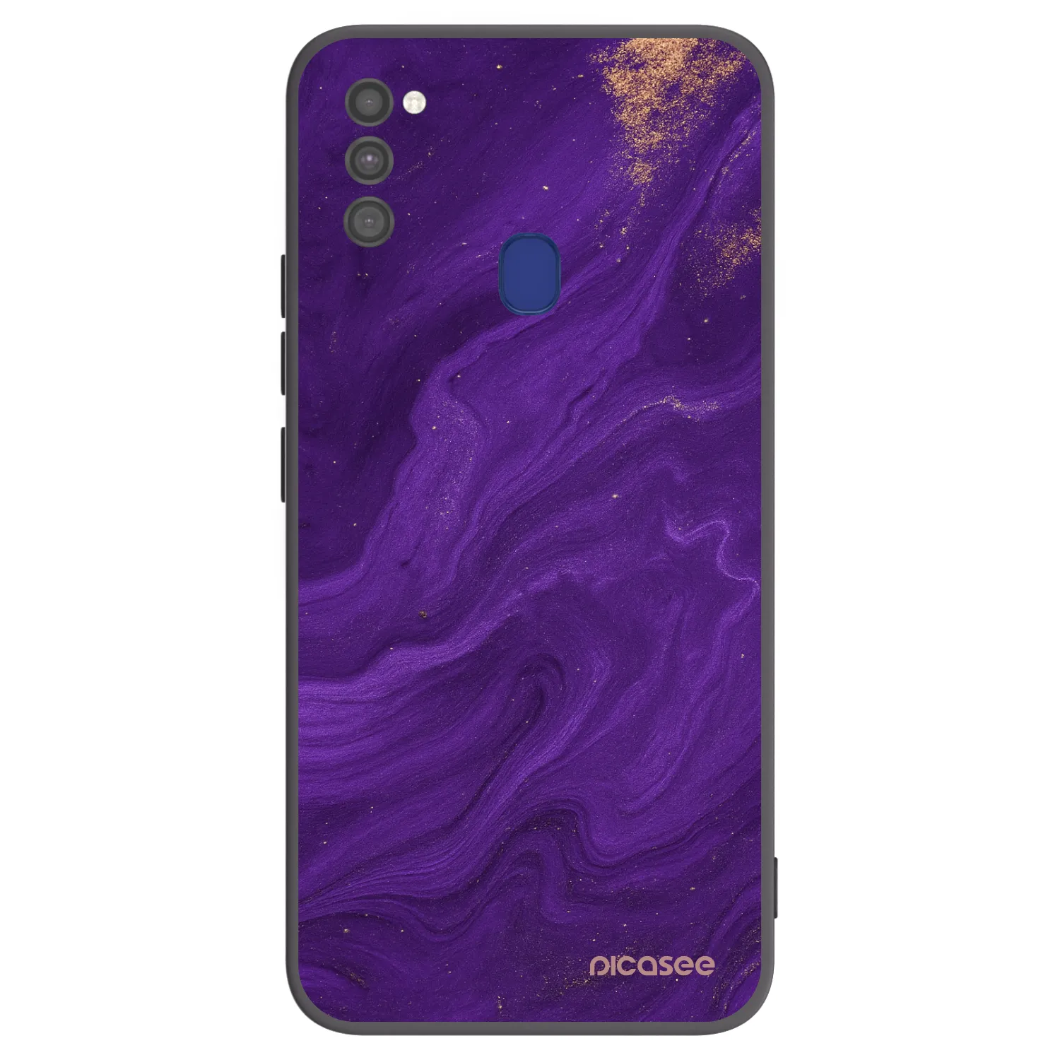 Picasee silikonski črni ovitek za Samsung Galaxy M21 M215F - Purple