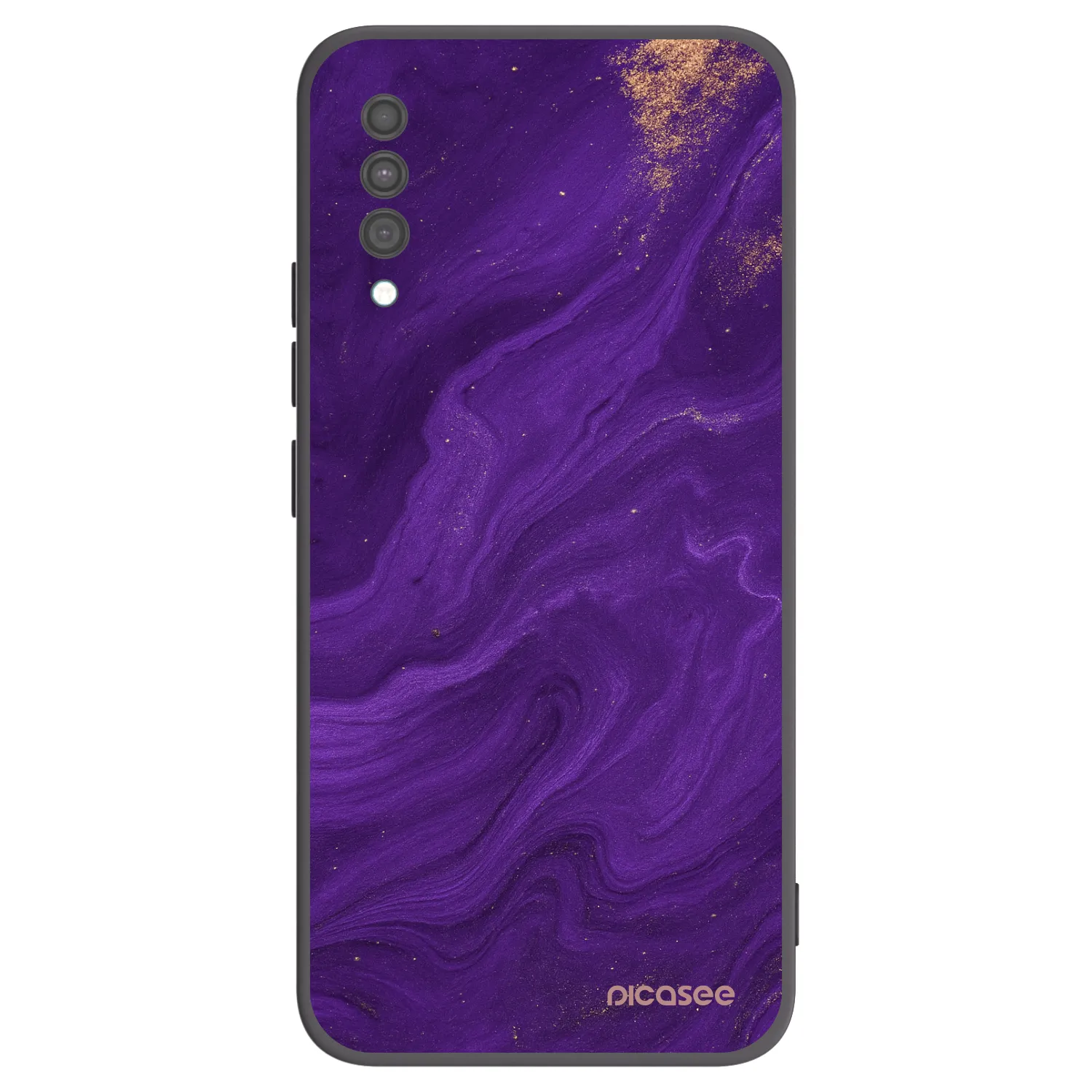 Picasee silikonski črni ovitek za Samsung Galaxy A30s A307F - Purple