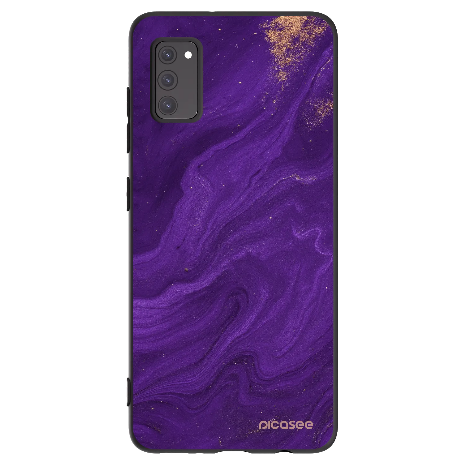 Picasee silikonski črni ovitek za Samsung Galaxy A41 A415F - Purple