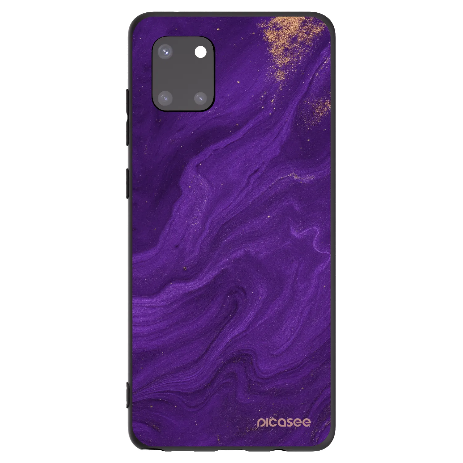 Picasee silikonski črni ovitek za Samsung Galaxy Note 10 Lite N770F - Purple