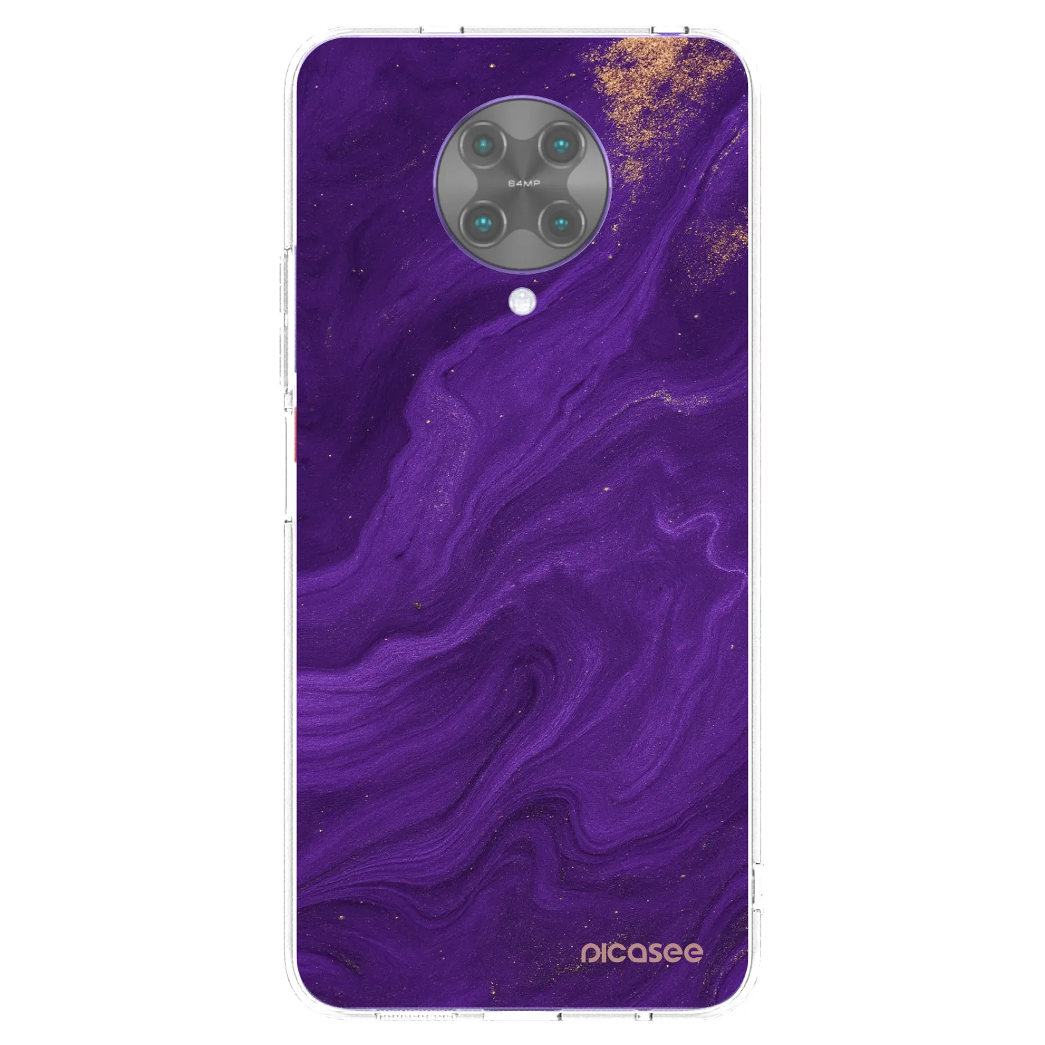 Picasee silikonski prozorni ovitek za Xiaomi Poco F2 Pro - Purple