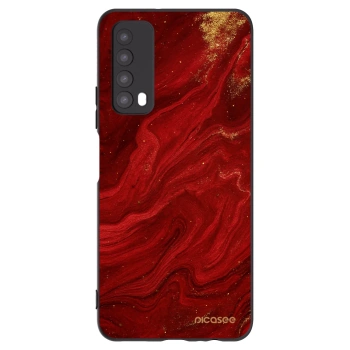 Picasee silikonski črni ovitek za Huawei P Smart 2021 - Red