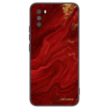 Picasee silikonski črni ovitek za Xiaomi Poco M3 - Red