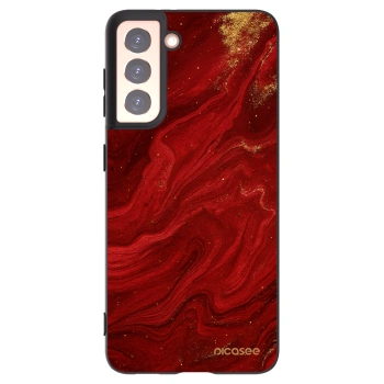 Picasee silikonski črni ovitek za Samsung Galaxy S21 5G G991B - Red