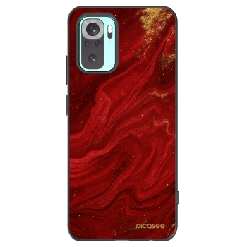 Picasee silikonski črni ovitek za Xiaomi Redmi Note 10 Pro - Red