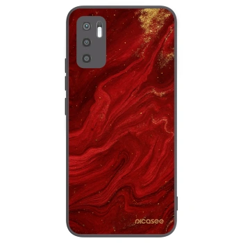 Picasee silikonski črni ovitek za Xiaomi Redmi Note 10 5G - Red