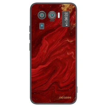 Picasee silikonski črni ovitek za Xiaomi Mi 11 Ultra - Red
