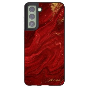 Picasee silikonski črni ovitek za Samsung Galaxy S21 FE 5G - Red