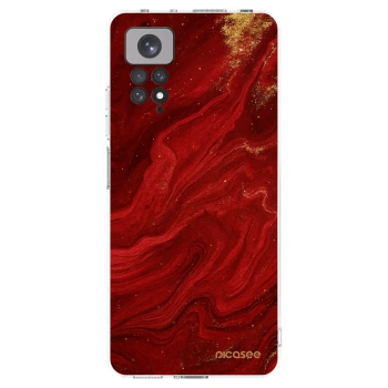 Picasee silikonski prozorni ovitek za Xiaomi Redmi Note 11S 4G - Red