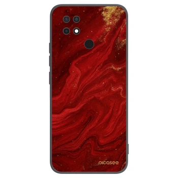 Picasee silikonski črni ovitek za Xiaomi Redmi 10C - Red