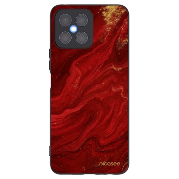 Picasee silikonski črni ovitek za Honor X8 4G - Red