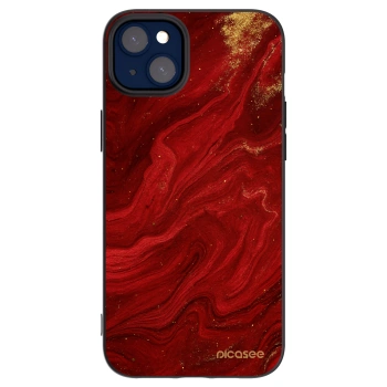 Picasee silikonski črni ovitek za Apple iPhone 14 Plus - Red