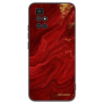 Picasee silikonski črni ovitek za Xiaomi Redmi 10 (2022) - Red