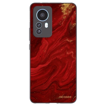 Picasee silikonski črni ovitek za Xiaomi 12T Pro - Red