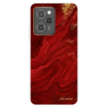 Picasee silikonski črni ovitek za Xiaomi Poco X5 Pro - Red