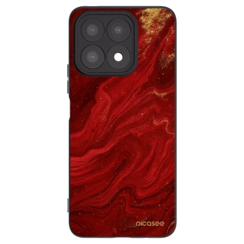 Picasee silikonski črni ovitek za Honor X8a - Red