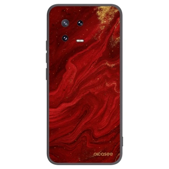 Picasee silikonski črni ovitek za Xiaomi 13 Pro - Red