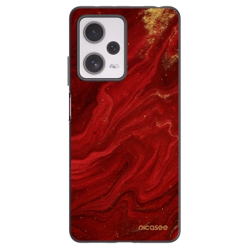 Picasee silikonski črni ovitek za Xiaomi Redmi Note 12 Pro+ 5G - Red