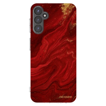 Picasee silikonski prozorni ovitek za Samsung Galaxy A14 4G A145R - Red
