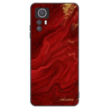 Picasee silikonski črni ovitek za Xiaomi Redmi Note 12S - Red