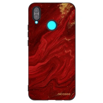 Picasee silikonski črni ovitek za Huawei Nova 3 - Red