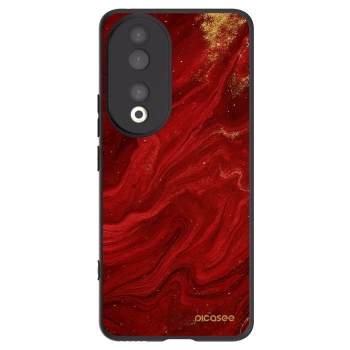 Picasee silikonski črni ovitek za Honor 90 5G - Red