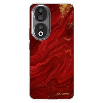 Picasee silikonski prozorni ovitek za Honor 90 5G - Red