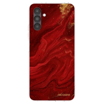 Picasee silikonski prozorni ovitek za Samsung Galaxy A04s A047F - Red