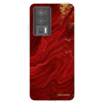 Picasee silikonski prozorni ovitek za Xiaomi Poco F5 Pro 5G - Red