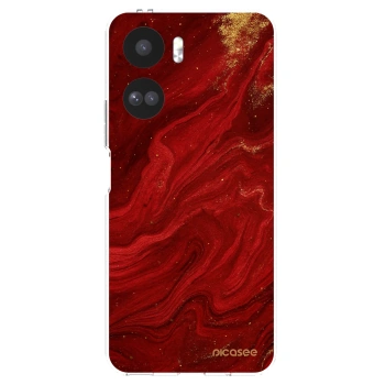 Picasee silikonski prozorni ovitek za Honor 90 Lite 5G - Red