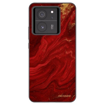 Picasee silikonski črni ovitek za Xiaomi 13T Pro - Red