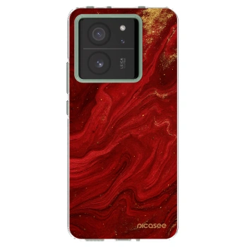 Picasee silikonski prozorni ovitek za Xiaomi 13T Pro - Red