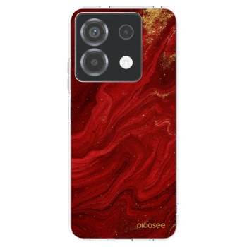 Picasee silikonski prozorni ovitek za Xiaomi Poco X6 - Red